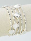 CB2261 5 Piece Shell Beaded Bracelet Set - MiMi Wholesale