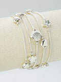 CB2271 5 Piece Mixed Charm Stretch Bracelet Set - MiMi Wholesale