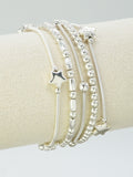 CB2273 5 Piece Star Mixed Stretch Bracelet Set - MiMi Wholesale