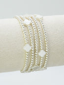 CB2277 5 Piece Clover Beaded Bracelet Set - MiMi Wholesale