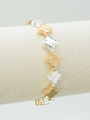 CB2282 Clover Stretch Bracelet - MiMi Wholesale