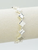 CB2282 Clover Stretch Bracelet - MiMi Wholesale