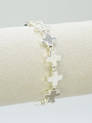CB2283 Cross Stretch Bracelet - MiMi Wholesale