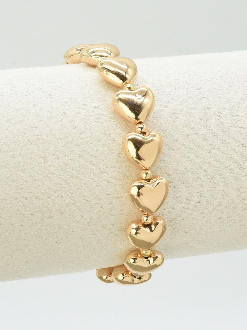 CB2284 Heart Stretch Bracelet - MiMi Wholesale