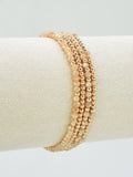 CB2285 4 Piece CCB Glass Bead Stretch Bracelet Set - MiMi Wholesale