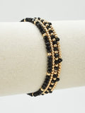 CB2285 4 Piece CCB Glass Bead Stretch Bracelet Set - MiMi Wholesale