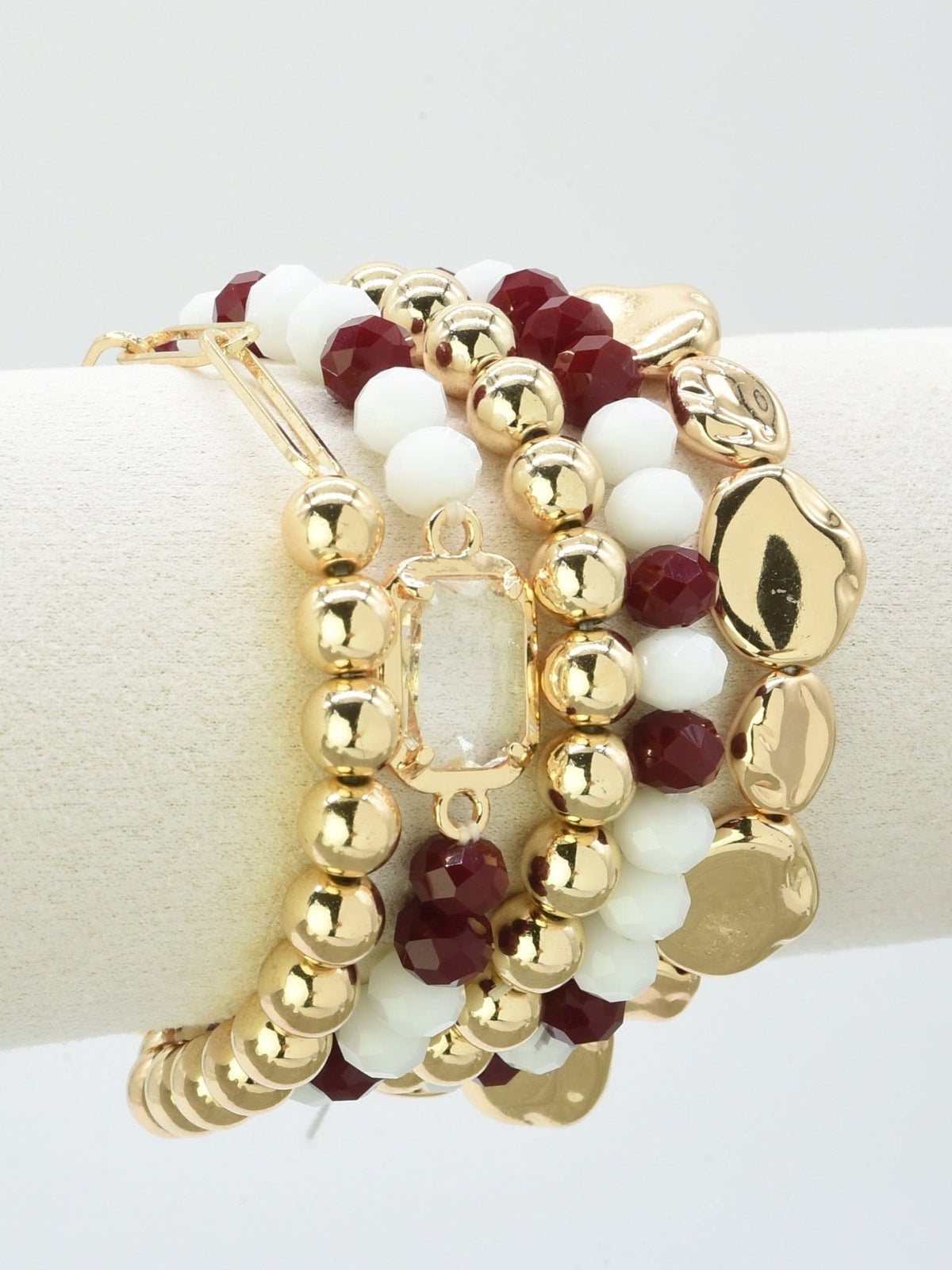 CB2286 CCB Multi Strand Bead Bracelet Set - MiMi Wholesale