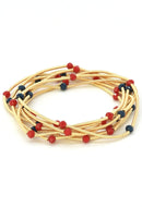 CB2292 9 Piece Stretch Bracelet Set - MiMi Wholesale