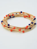 CB2292 9 Piece Stretch Bracelet Set - MiMi Wholesale