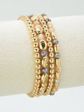 CB2294 4 Piece Multi Beaded Bracelet Seat - MiMi Wholesale