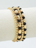 CB2294 4 Piece Multi Beaded Bracelet Seat - MiMi Wholesale