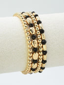 CB2294 4 Piece Multi Beaded Bracelet Seat - MiMi Wholesale