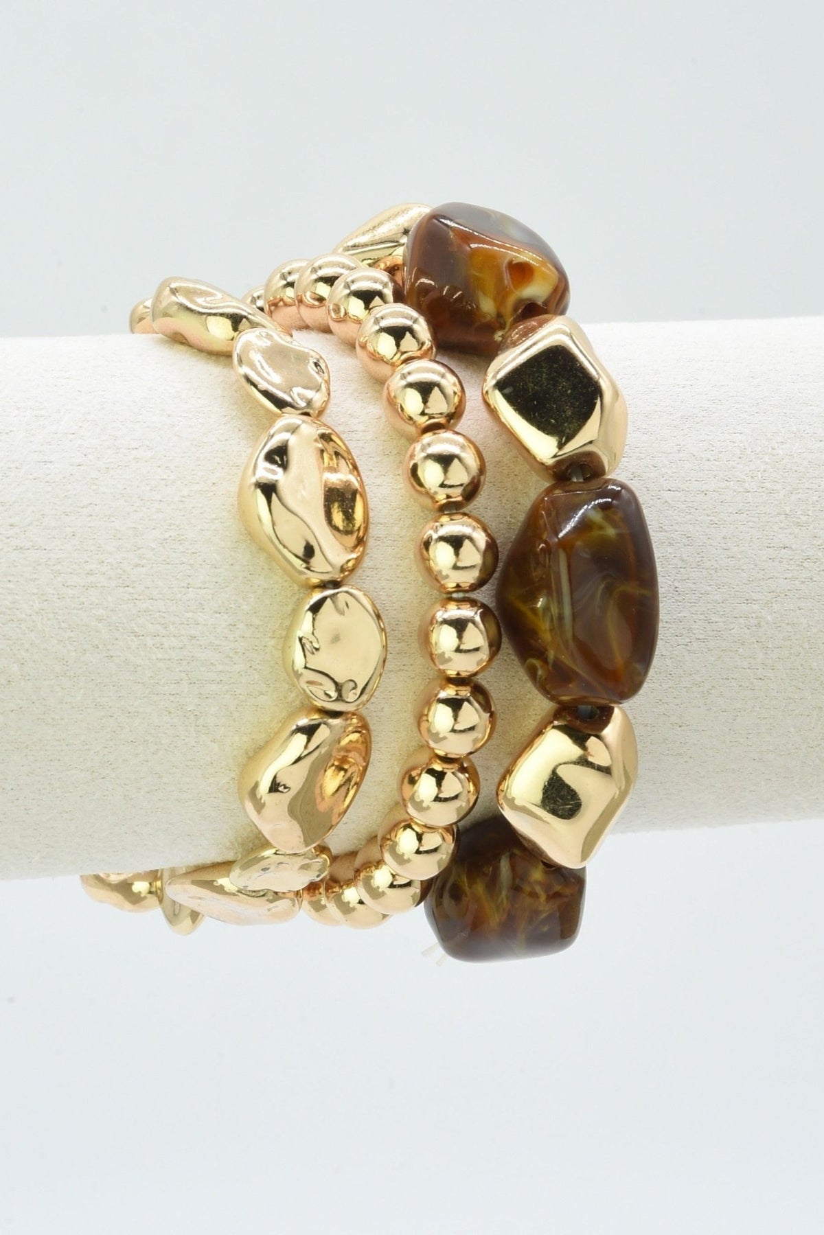 CB2303 3 Piece Acrylic CCB Bracelet Set - MiMi Wholesale