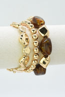 CB2303 3 Piece Acrylic CCB Bracelet Set - MiMi Wholesale