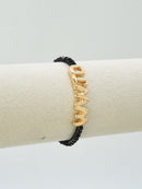 CB2309 WWJD Glass Bead Bracelet - MiMi Wholesale