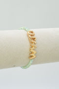 CB2309 WWJD Glass Bead Bracelet - MiMi Wholesale