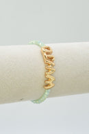 CB2309 WWJD Glass Bead Bracelet - MiMi Wholesale