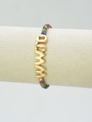 CB2309 WWJD Glass Bead Bracelet - MiMi Wholesale