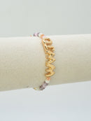 CB2309 WWJD Glass Bead Bracelet - MiMi Wholesale