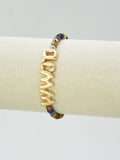 CB2309 WWJD Glass Bead Bracelet - MiMi Wholesale