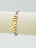 CB2309 WWJD Glass Bead Bracelet - MiMi Wholesale