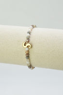 CB2315 Beaded Initial Bracelet - MiMi Wholesale