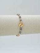 CB2315 Beaded Initial Bracelet - MiMi Wholesale