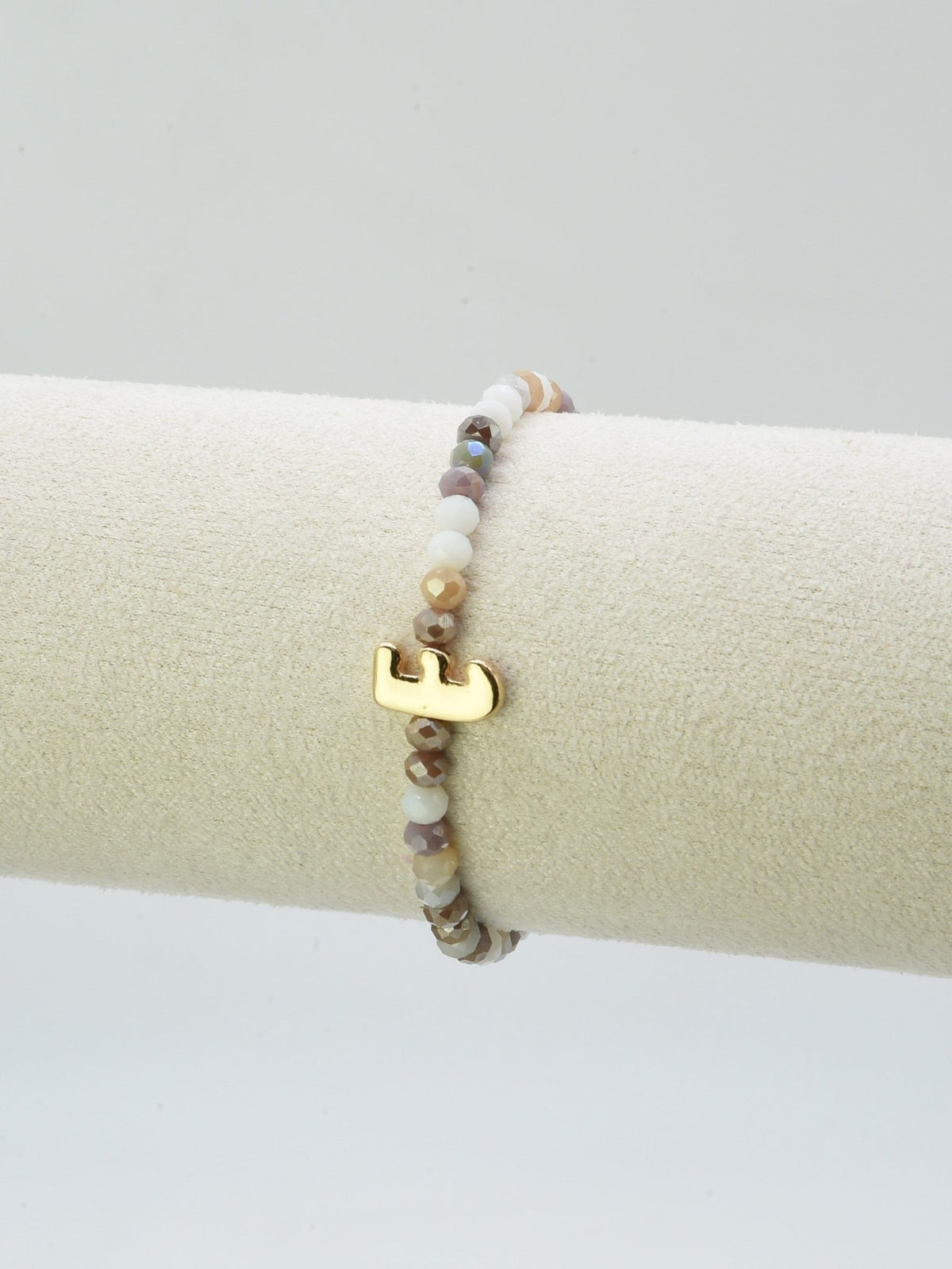 CB2315 Beaded Initial Bracelet - MiMi Wholesale