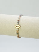CB2315 Beaded Initial Bracelet - MiMi Wholesale