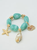CB2327 Sealife Charm Bracelet - MiMi Wholesale