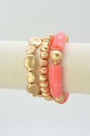 CB2331 Layna 3 Piece Stretch Bracelet - MiMi Wholesale