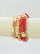 CB2331 Layna 3 Piece Stretch Bracelet - MiMi Wholesale