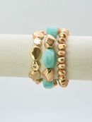 CB2332 Glory 3 Piece Stretch Bracelet Set - MiMi Wholesale