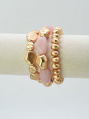 CB2332 Glory 3 Piece Stretch Bracelet Set - MiMi Wholesale