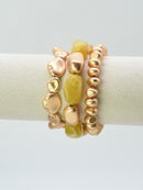CB2332 Glory 3 Piece Stretch Bracelet Set - MiMi Wholesale
