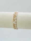 CB2334 Kai 3 Piece Beaded Stretch Bracelet Set - MiMi Wholesale