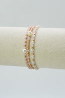 CB2334 Kai 3 Piece Beaded Stretch Bracelet Set - MiMi Wholesale
