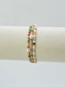 CB2334 Kai 3 Piece Beaded Stretch Bracelet Set - MiMi Wholesale