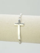CB2350 Cross CCB Stretch Bracelet - MiMi Wholesale