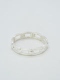 CB2351 Metal Link Stretch Bracelet - MiMi Wholesale