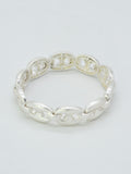 CB2352 Metal Link Stretch Bracelet - MiMi Wholesale