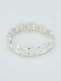 CB2352 Metal Link Stretch Bracelet - MiMi Wholesale