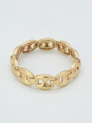 CB2352 Metal Link Stretch Bracelet - MiMi Wholesale