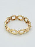 CB2353 Metal Link Stretch Bracelet - MiMi Wholesale
