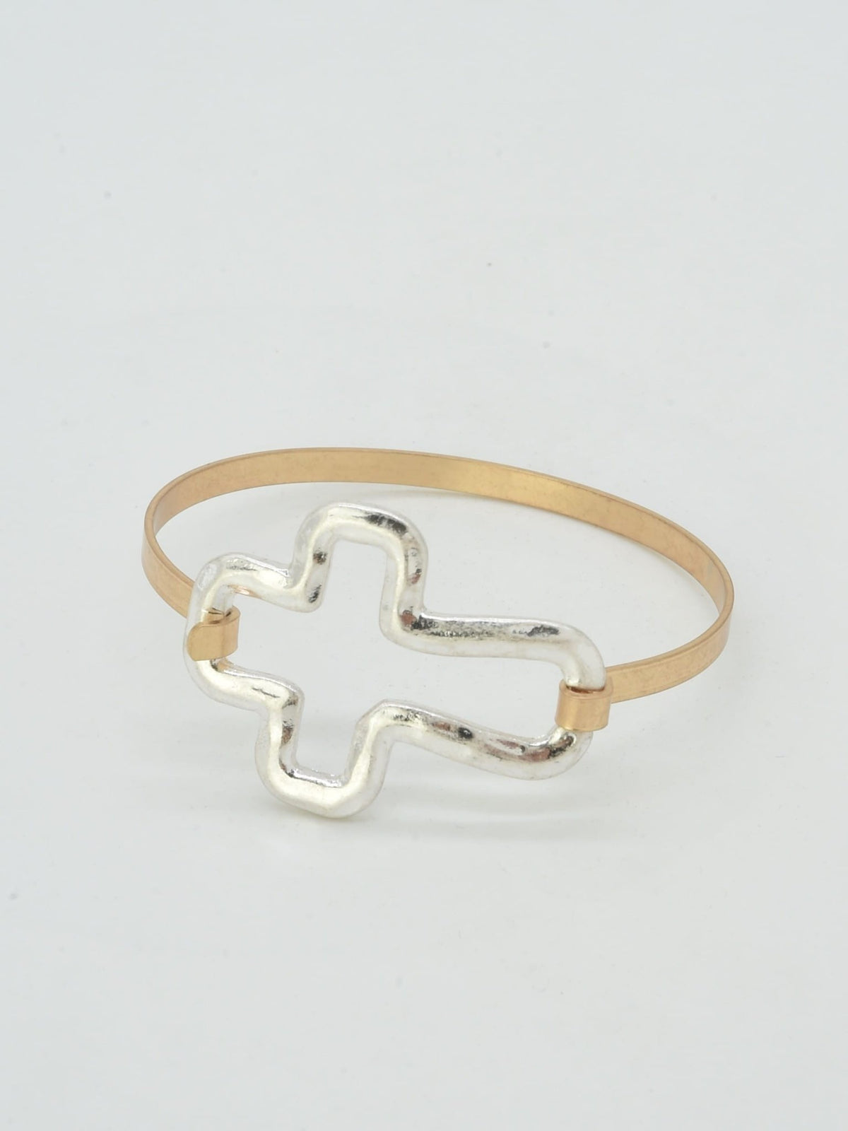 CB2355 Cross Hook Bracelet - MiMi Wholesale