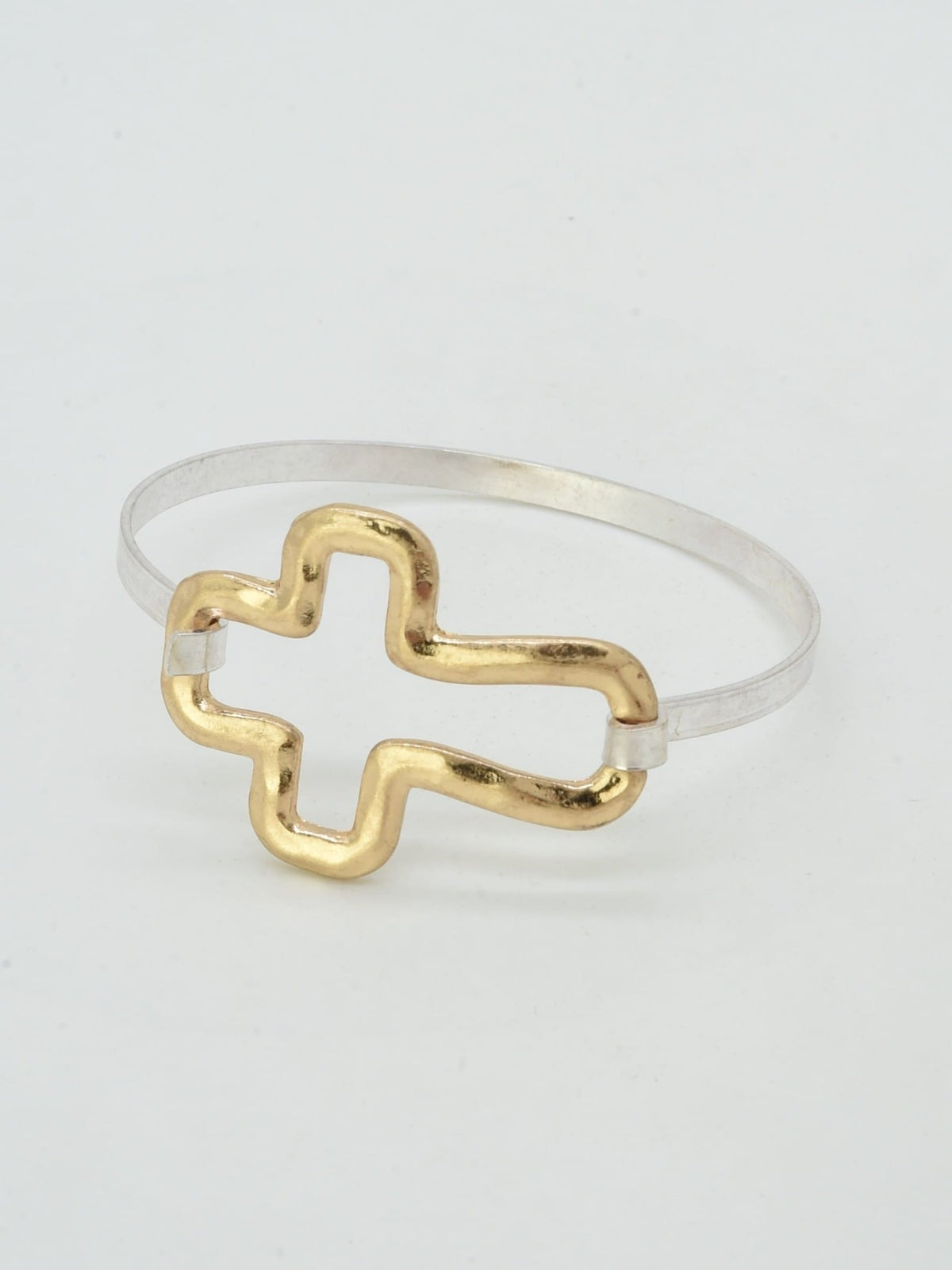CB2355 Cross Hook Bracelet - MiMi Wholesale