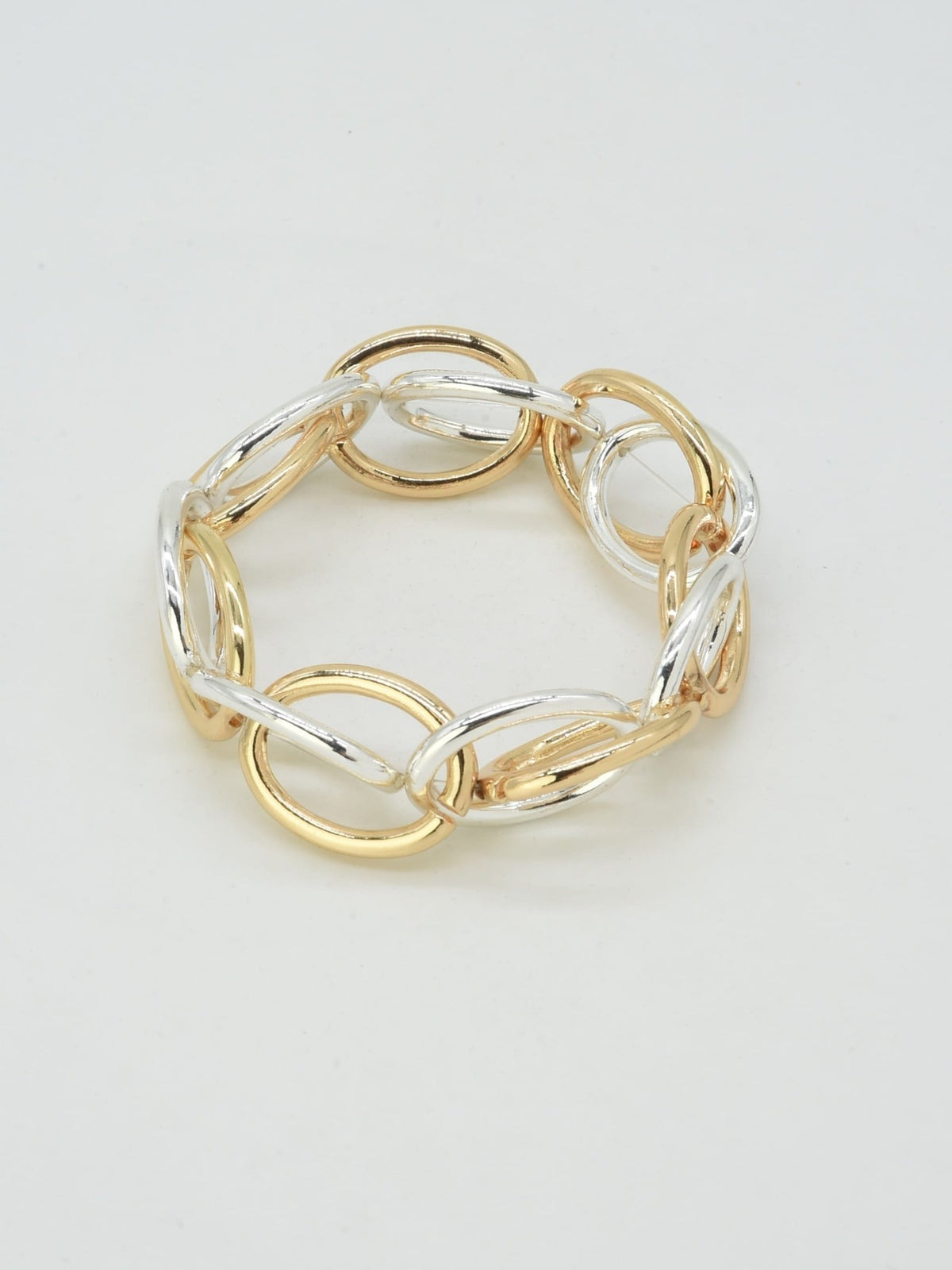 CB2358 Chain Link Stretch Bracelet - MiMi Wholesale