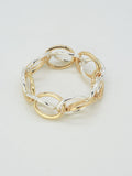 CB2358 Chain Link Stretch Bracelet - MiMi Wholesale