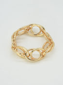 CB2358 Chain Link Stretch Bracelet - MiMi Wholesale