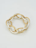 CB2358 Chain Link Stretch Bracelet - MiMi Wholesale
